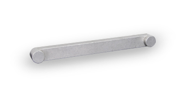 Metallic suspension key