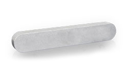 Parallel key type A with round ends according to DIN standard
