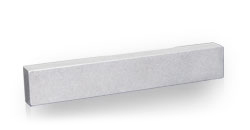 Parallel key type B with flat ends according to DIN standard
