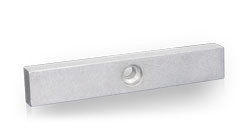 Parallel key type D with flat ends and center hole