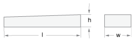 Dimensions Flat Key