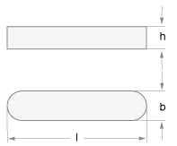 Technical sketch parallel key