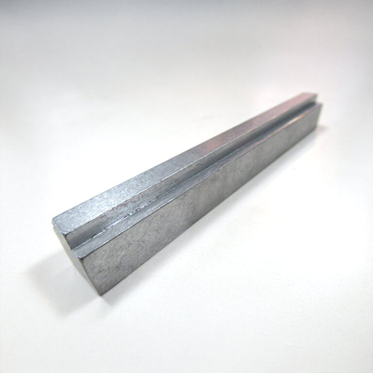 Rectangular custom part with continuous slot