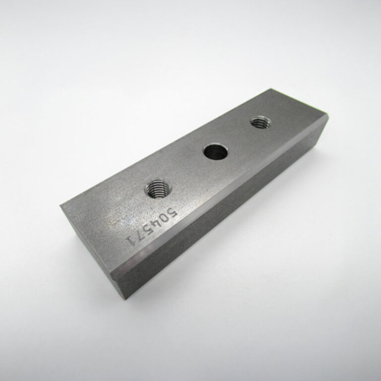 Rectangular milled body with three threaded bores